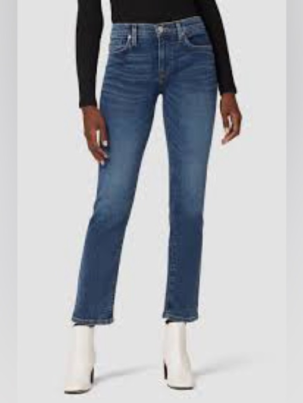Hudson “Nico Jou” Mid Rise Slim Straight Ankle Length Jeans Size 28